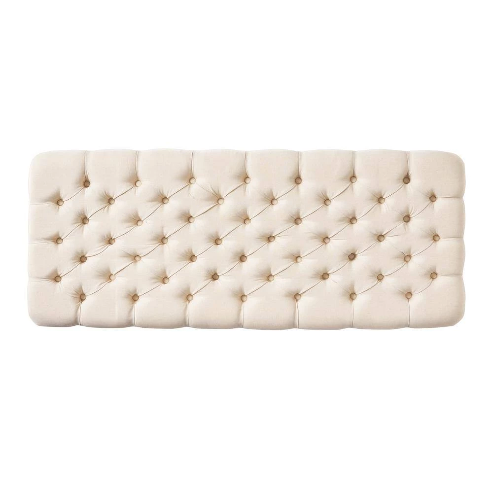 Juliana Beige Fabric Storage Ottoman by Noble House - Image 9