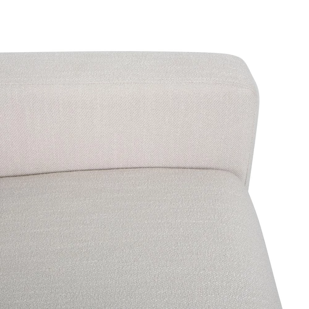 Hounker Beige Fabric Recliner by Noble House - Image 7