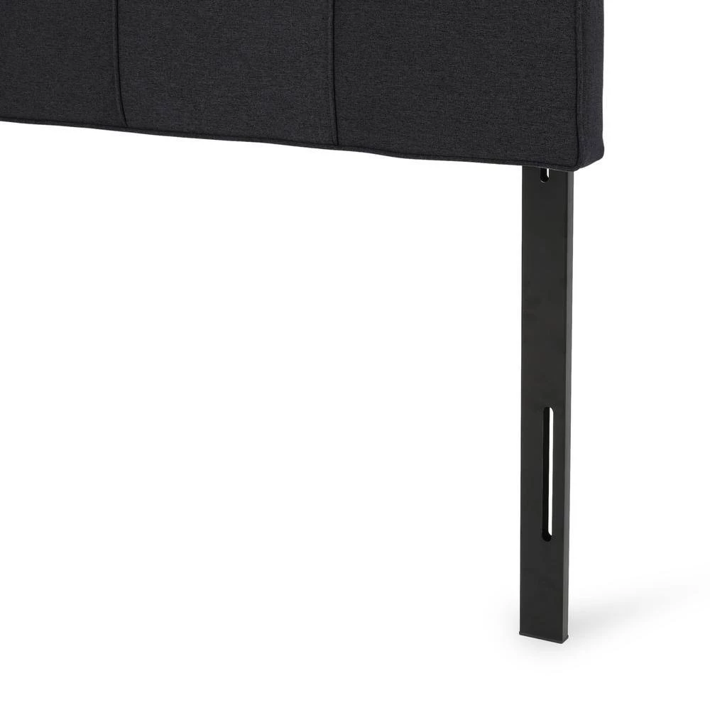 Marlene Black King Headboard by Noble House - Image 5