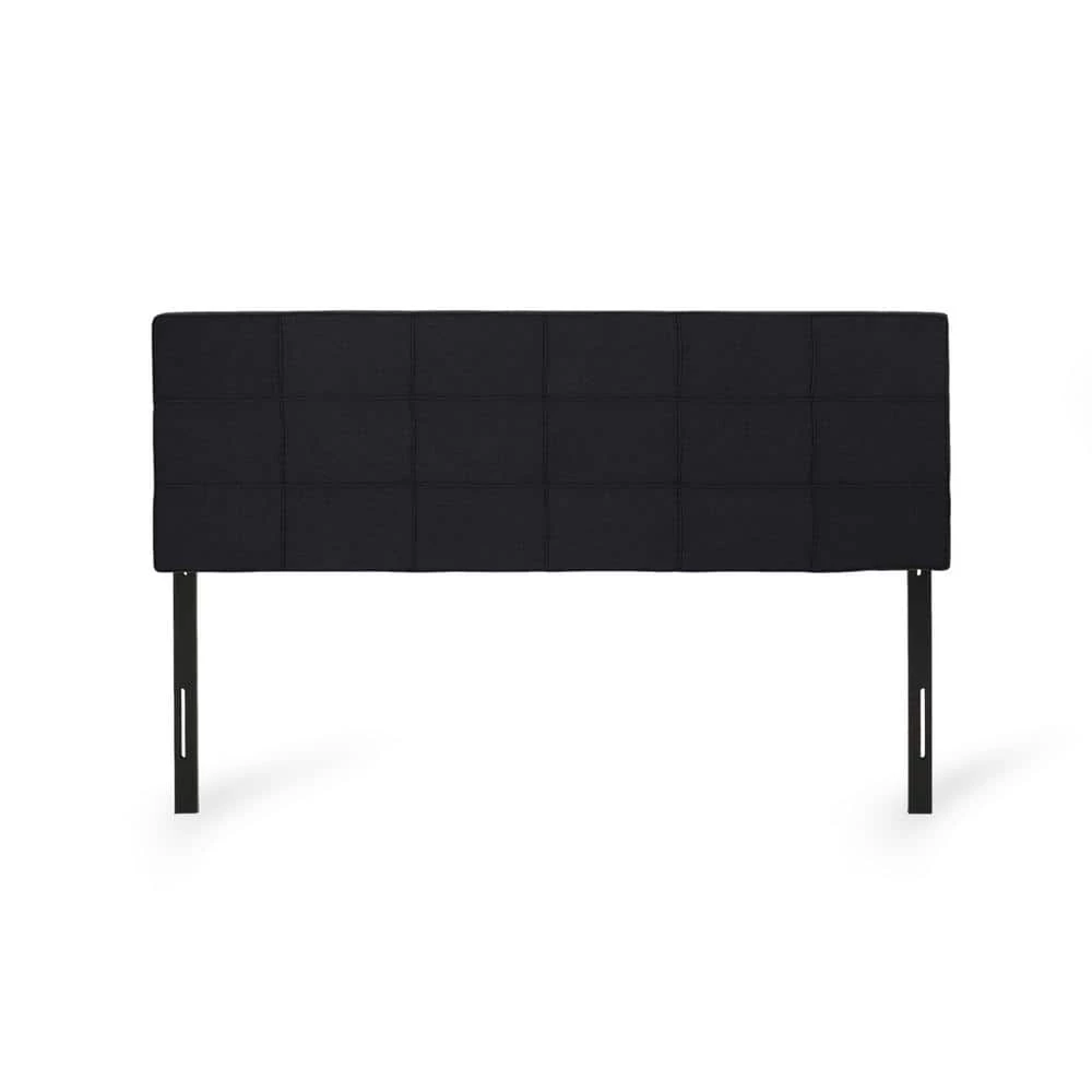 Marlene Black King Headboard by Noble House