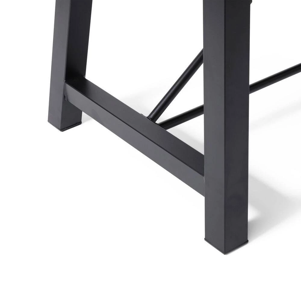 Aubrie Black Dining Table by Noble House - Image 7
