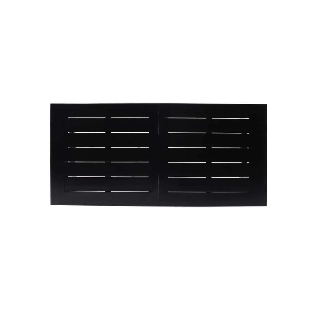 Aubrie Black Dining Table by Noble House - Image 3