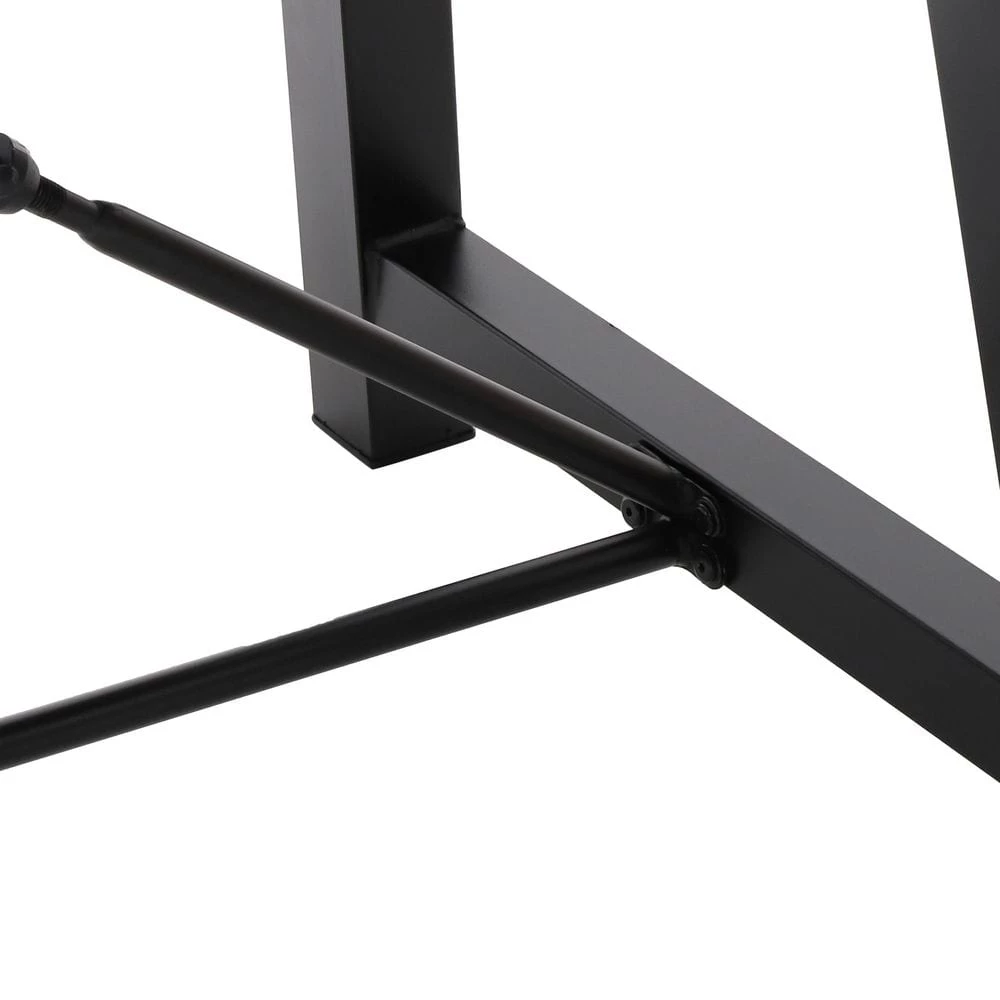 Aubrie Black Dining Table by Noble House - Image 9