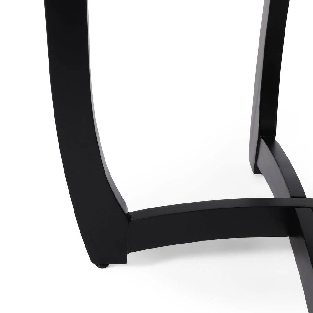 Tavon Black Indoor Dining Table by Noble House - Image 7