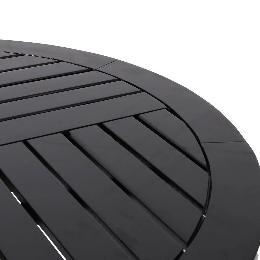 Tavon Black Indoor Dining Table by Noble House - Image 6