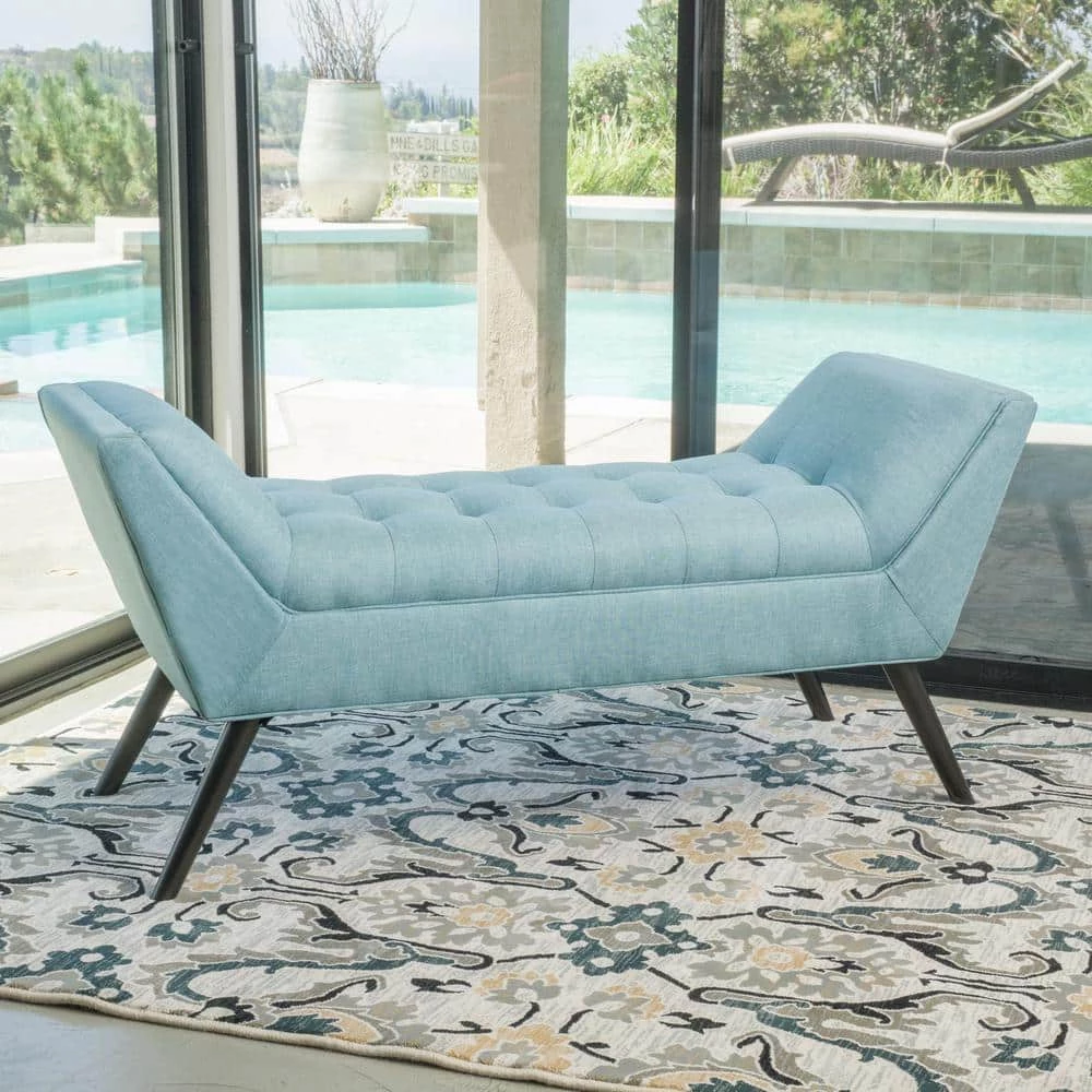 Demi Blue Bench by Noble House - Image 6