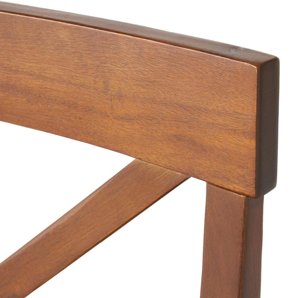 Rovie Dark Oak Wood Dining Chairs Set of 2 by Noble House - Image 11