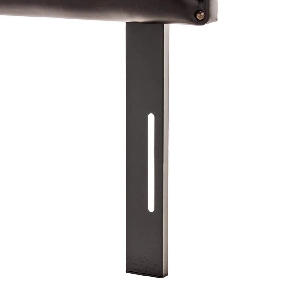 Hilton Brown Leather King/Cal King Headboard by Noble House - Image 7