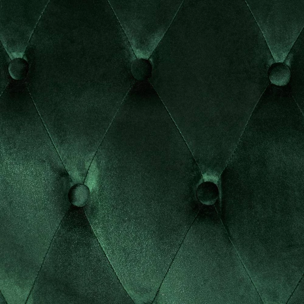 Leora Emerald Velvet 2-Seater Loveseat by Noble House - Image 6