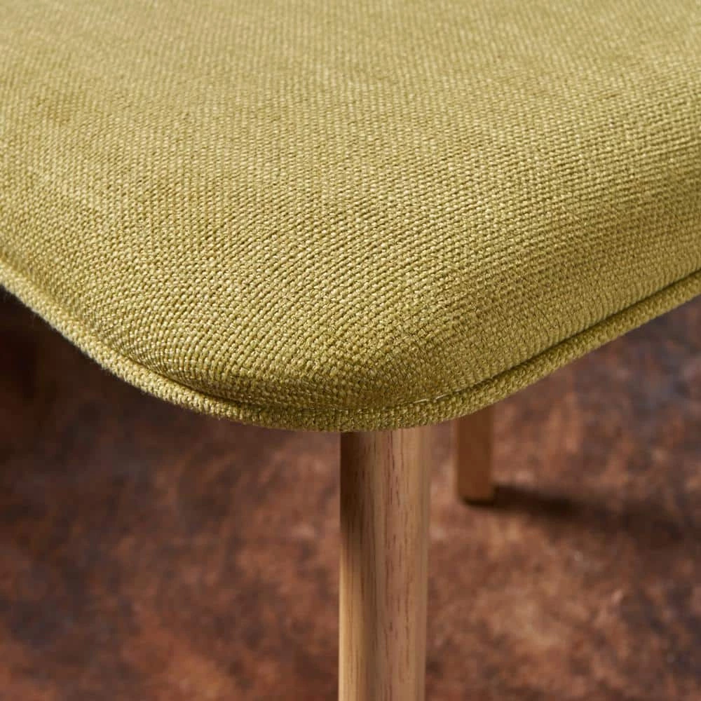 Chazz Green Tea Fabric Upholstered Dining Chair (Set of 2) by Noble House - Image 5