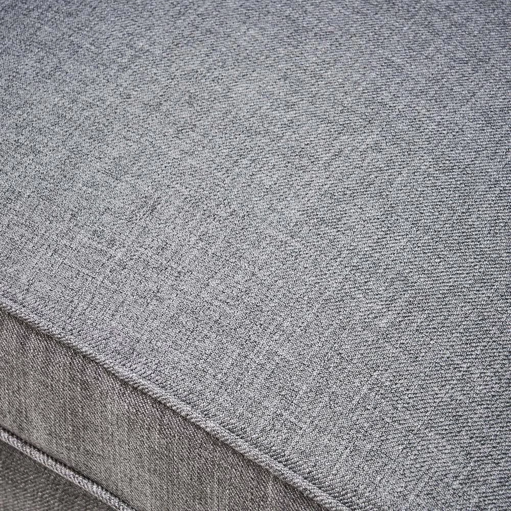 Beeman Grey Fabric Upholstered Club Chair by Noble House - Image 10