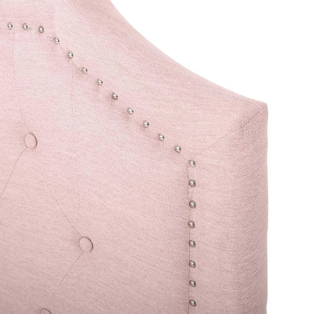 Elinor Light Blush Twin Headboard by Noble House - Image 3