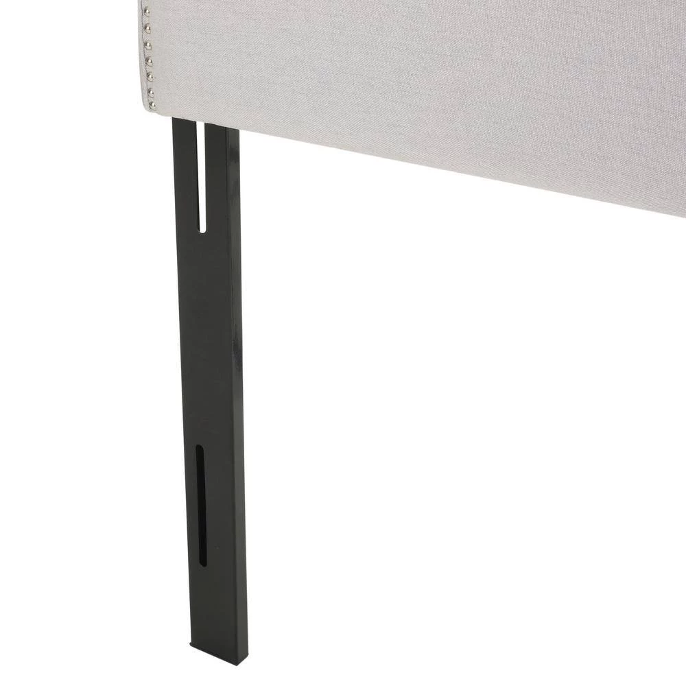 Nora Light Grey Queen Headboard by Noble House - Image 5