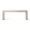 Palston Light Grey Bench by Noble House
