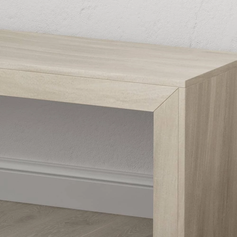 Palston Light Grey Bench by Noble House - Image 3