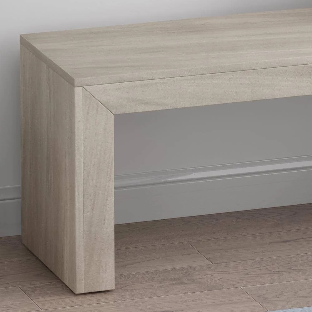 Palston Light Grey Bench by Noble House - Image 9