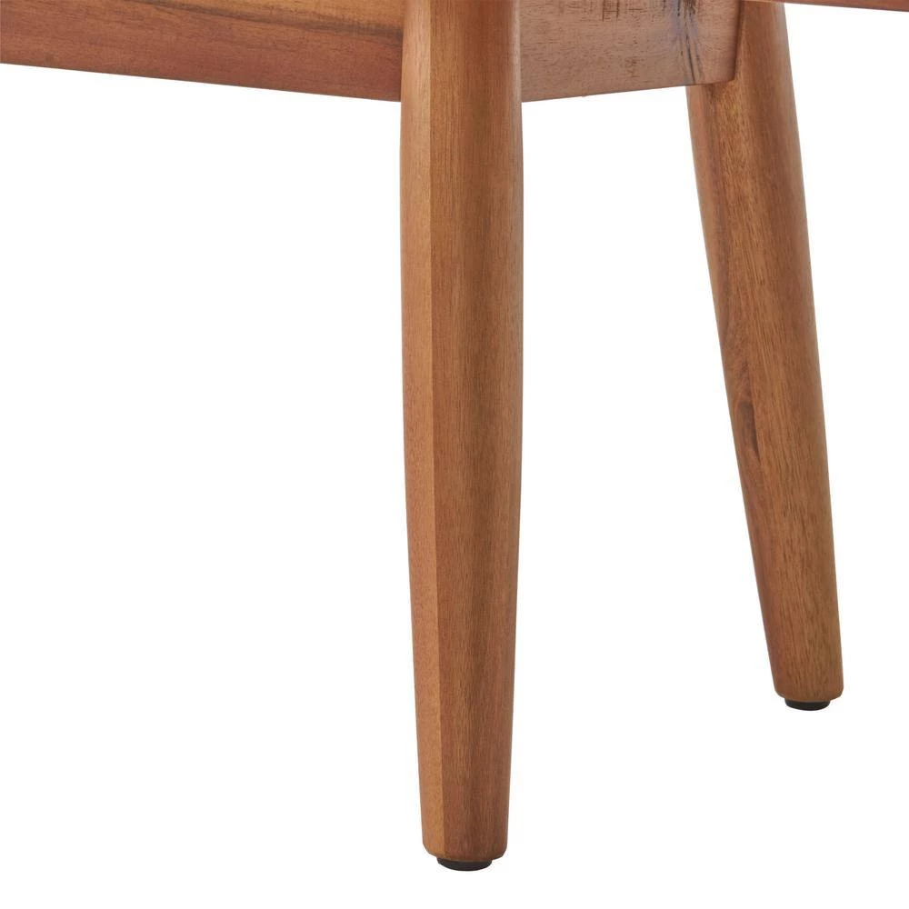 Edlyn Light Oak Bar and Wine Cabinet by Noble House - Image 6