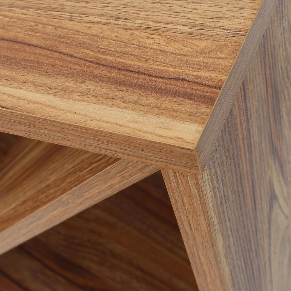 Birny Light Walnut Wine Cabinet by Noble House - Image 7