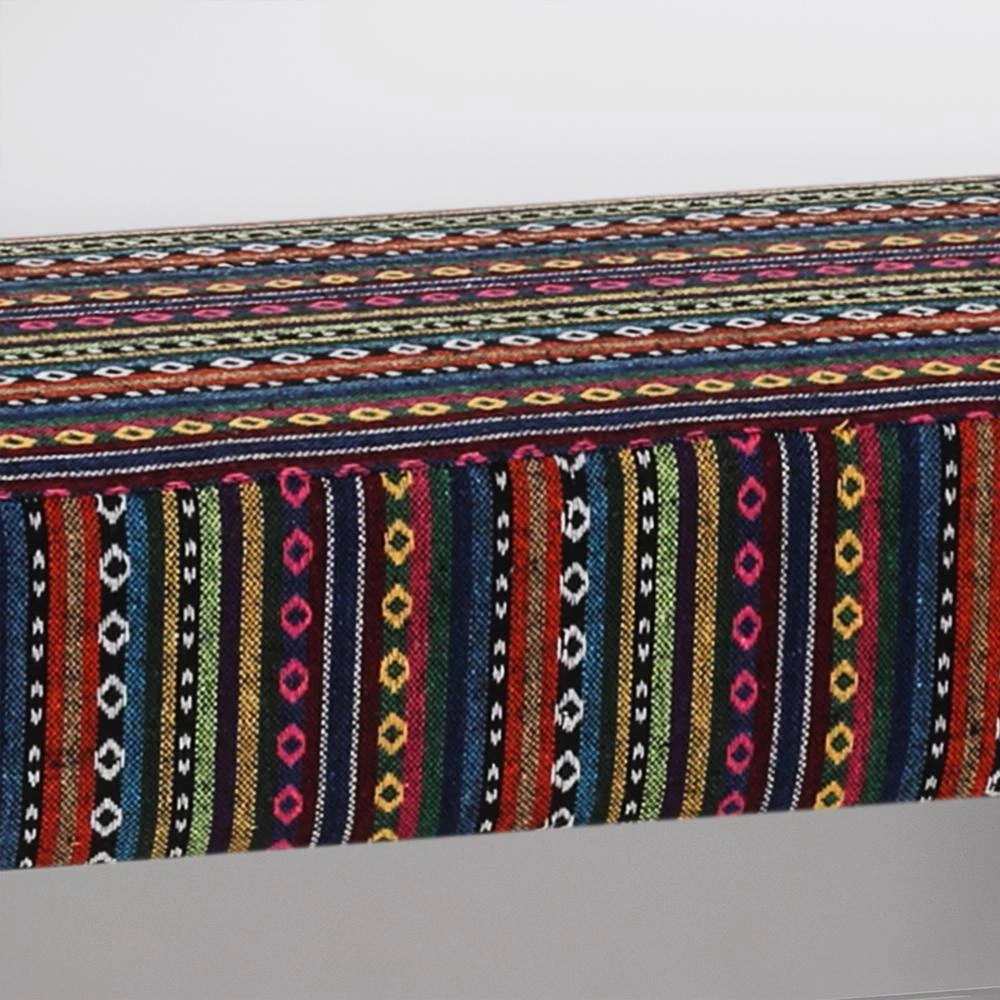 Ashford Multicolor Bench with Upholstered (18 in. x 48.25 in. x 16 in.) by Noble House - Image 7