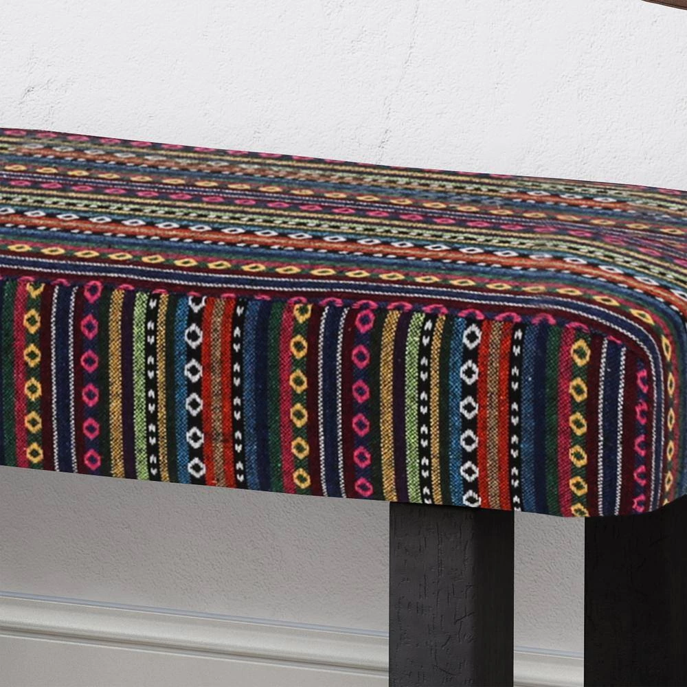 Ashford Multicolor Bench with Upholstered (18 in. x 48.25 in. x 16 in.) by Noble House - Image 5