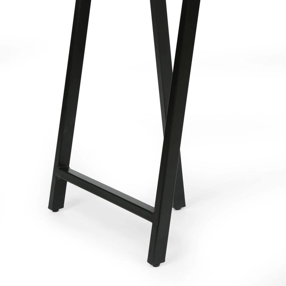 Porterdale 42 in. H Natural Writing Desk with Hairpin Legs by Noble House - Image 5