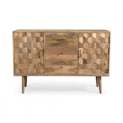 Latimer 3-Drawer Natural Brown Sideboard by Noble House