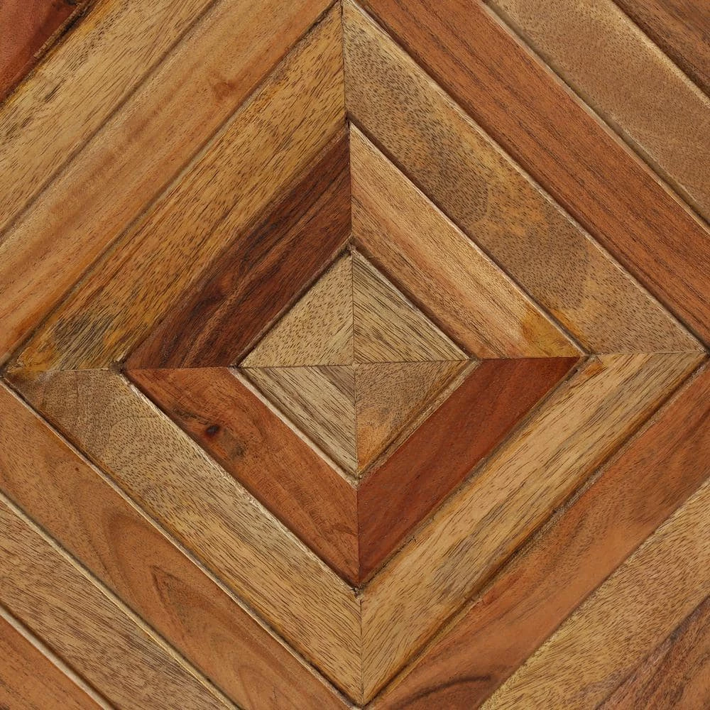 Burchett Brown Bench 18 in. H x 48 in. W x 14 in. D by Noble House - Image 5