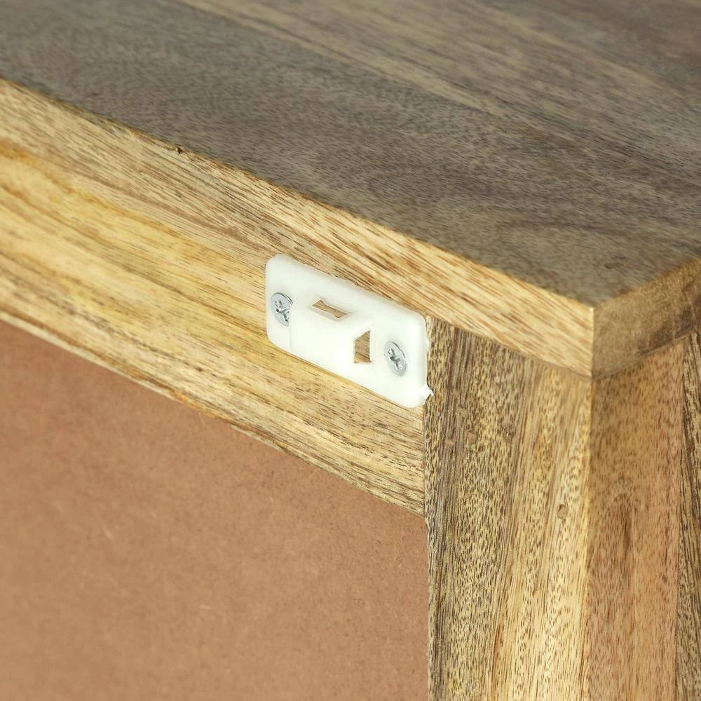 Camrose 1-Drawer Natural Nightstand (26 in. H x 18 in. W x 14 in. D) by Noble House - Image 6