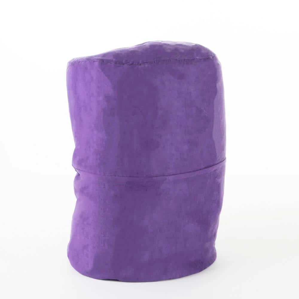 4 ft. Purple Polyester Bean Bag by Noble House - Image 8
