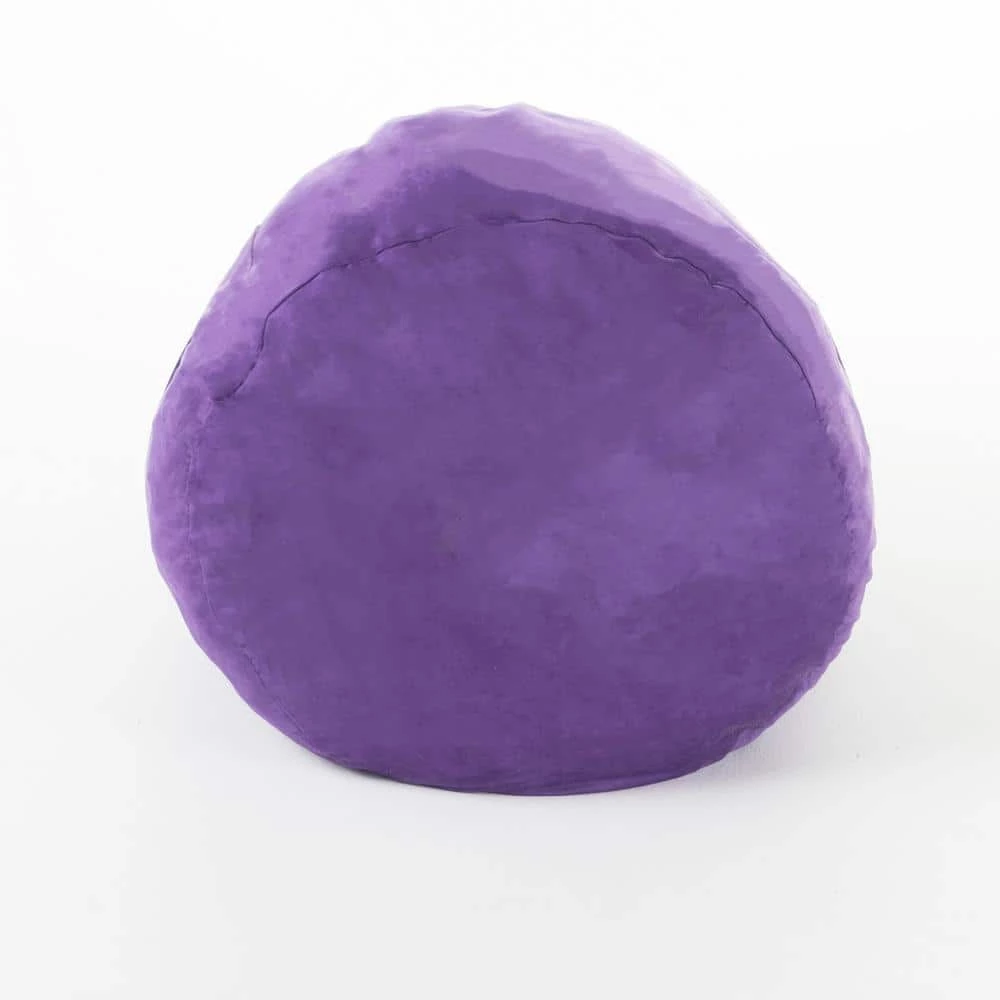 4 ft. Purple Polyester Bean Bag by Noble House - Image 7
