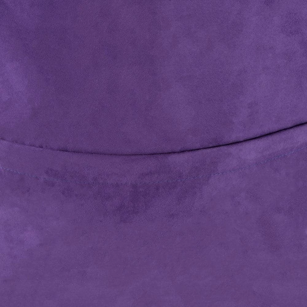 4 ft. Purple Polyester Bean Bag by Noble House - Image 5