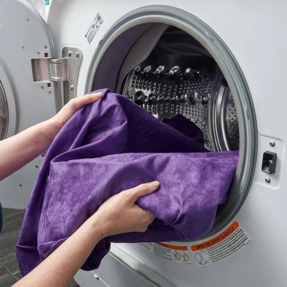 4 ft. Purple Polyester Bean Bag by Noble House - Image 11