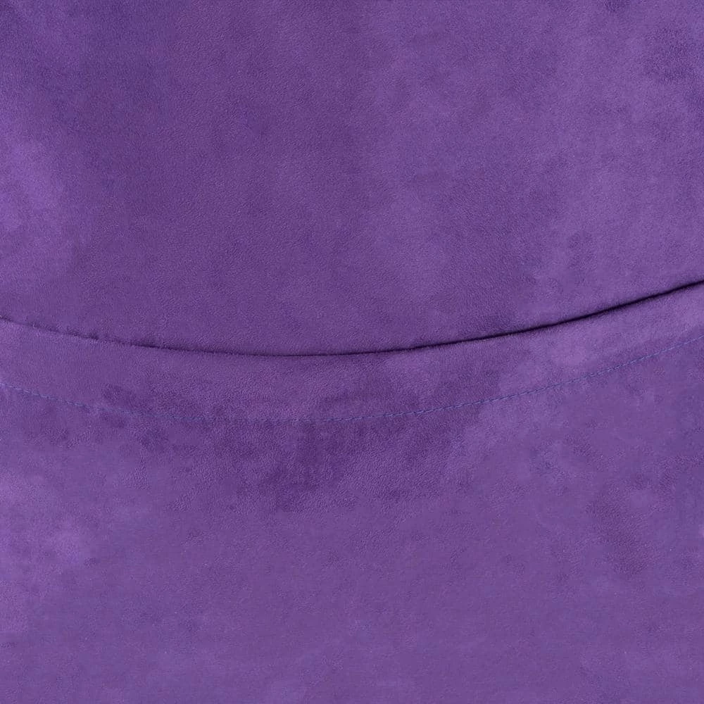 4 ft. Purple Polyester Bean Bag by Noble House - Image 10