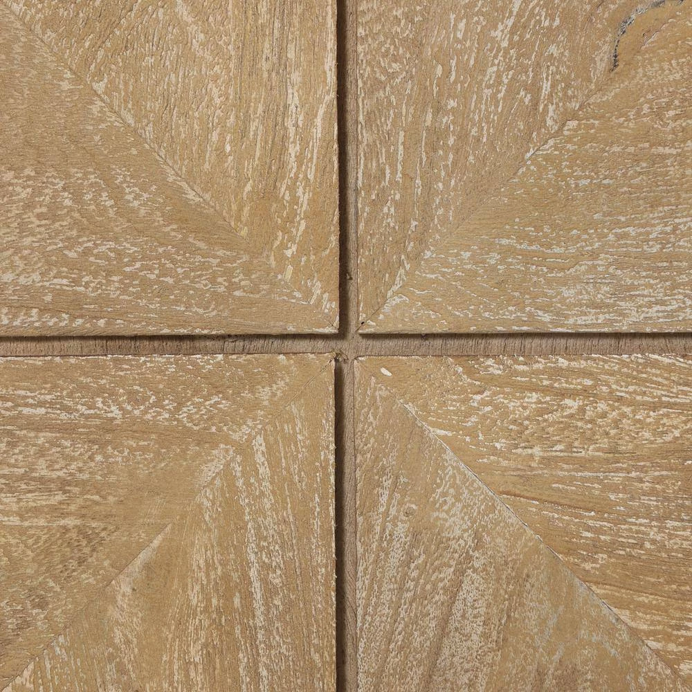 Glover Sandblasted Oak Accent Cabinet with 1-Door by Noble House - Image 5