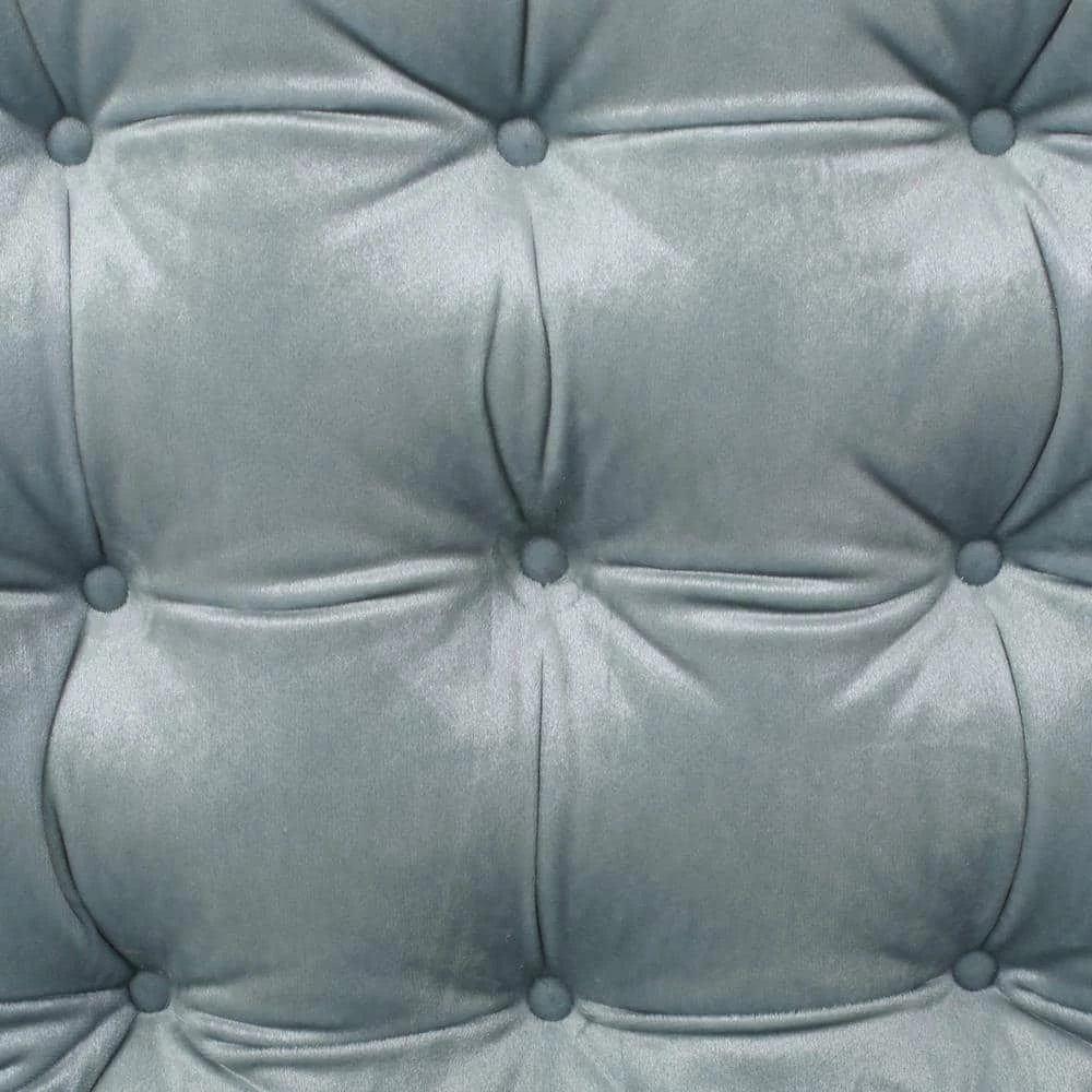 Foxhall Seafoam Blue Tufted Dining Chair Pad by Noble House - Image 2