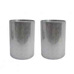 Brookhaven Silver Accent Table Set (Set of 2) by Noble House