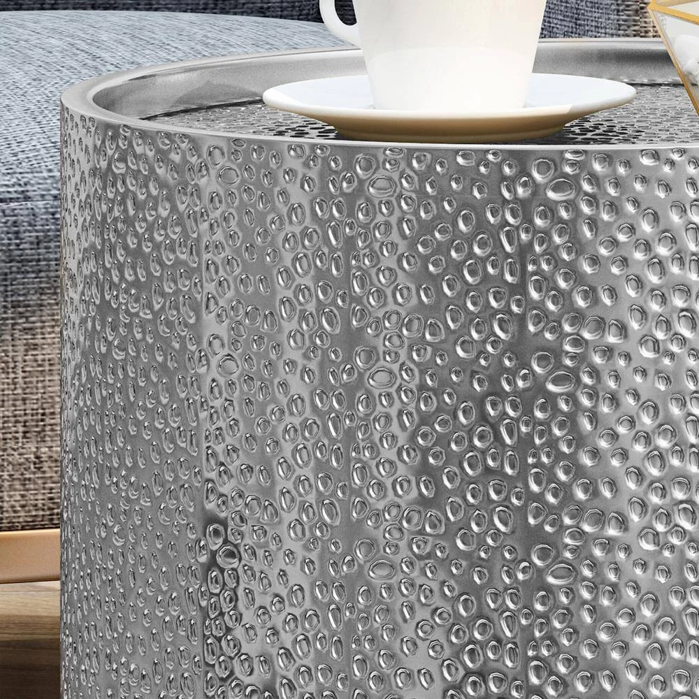 Brookhaven Silver Accent Table Set (Set of 2) by Noble House - Image 4