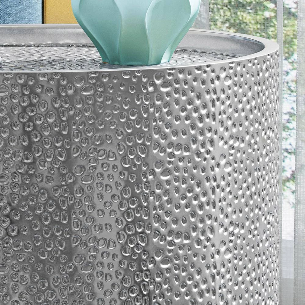 Brookhaven Silver Accent Table Set (Set of 2) by Noble House - Image 2