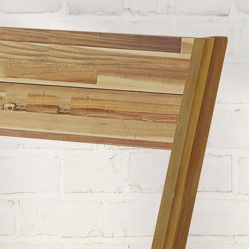 Esmeralda Teak Brown Acacia Wood Bench by Noble House - Image 6