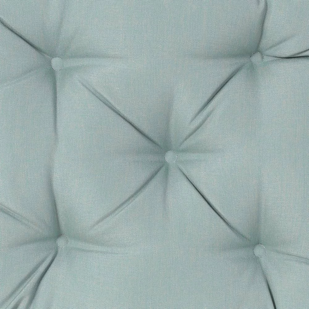 Baird Teal Tufted Chair Pad by Noble House - Image 2