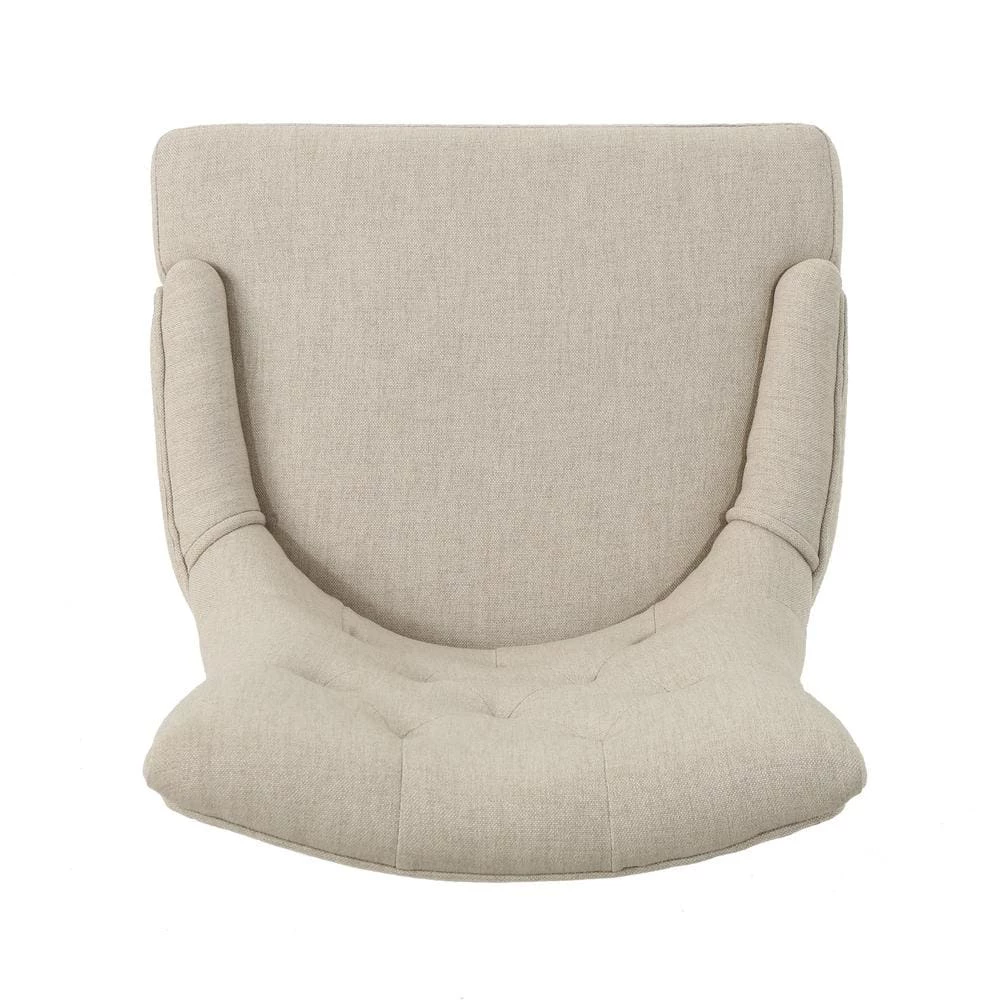 Americo Tufted Back Wheat Home Office Desk Chair by Noble House - Image 6