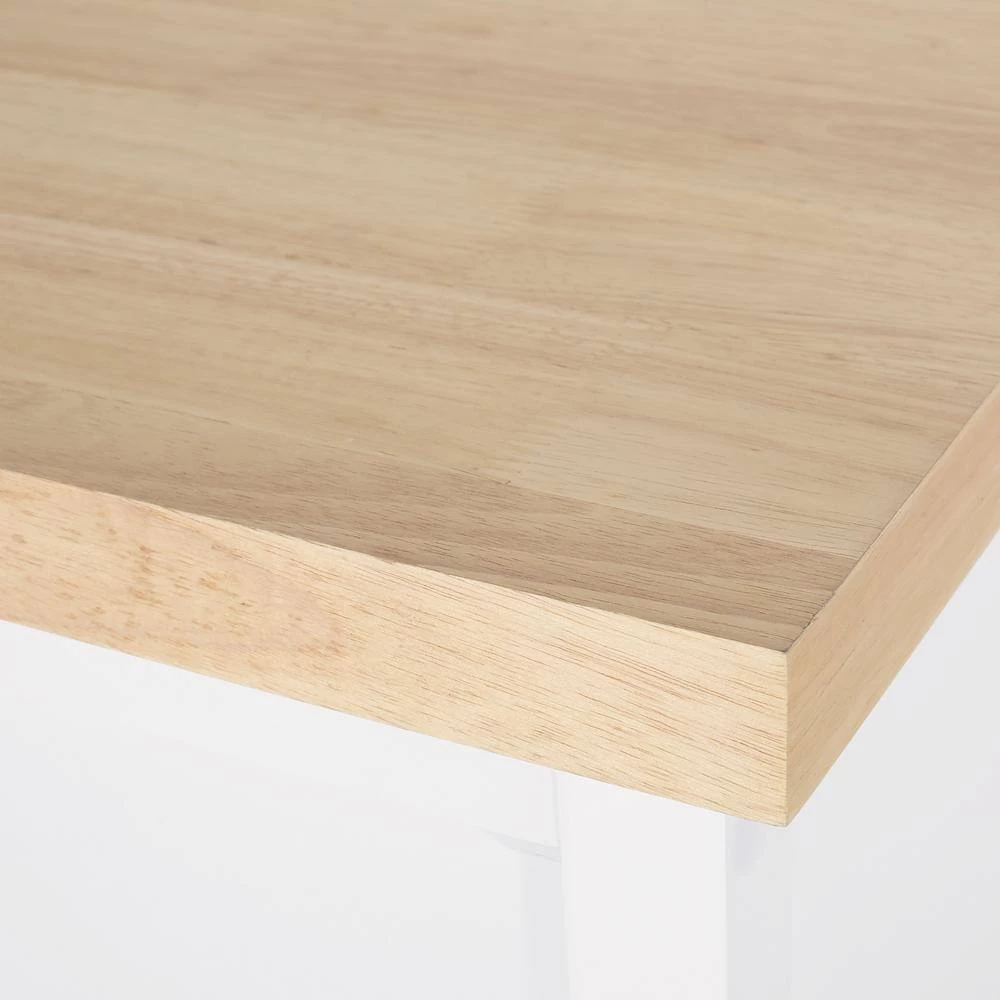 Dellroy White Kitchen Cart with Storage by Noble House - Image 7