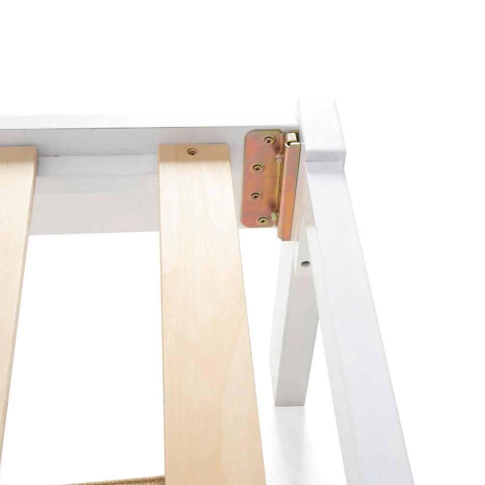 Norgate White Wood Queen Bed Frame by Noble House - Image 4